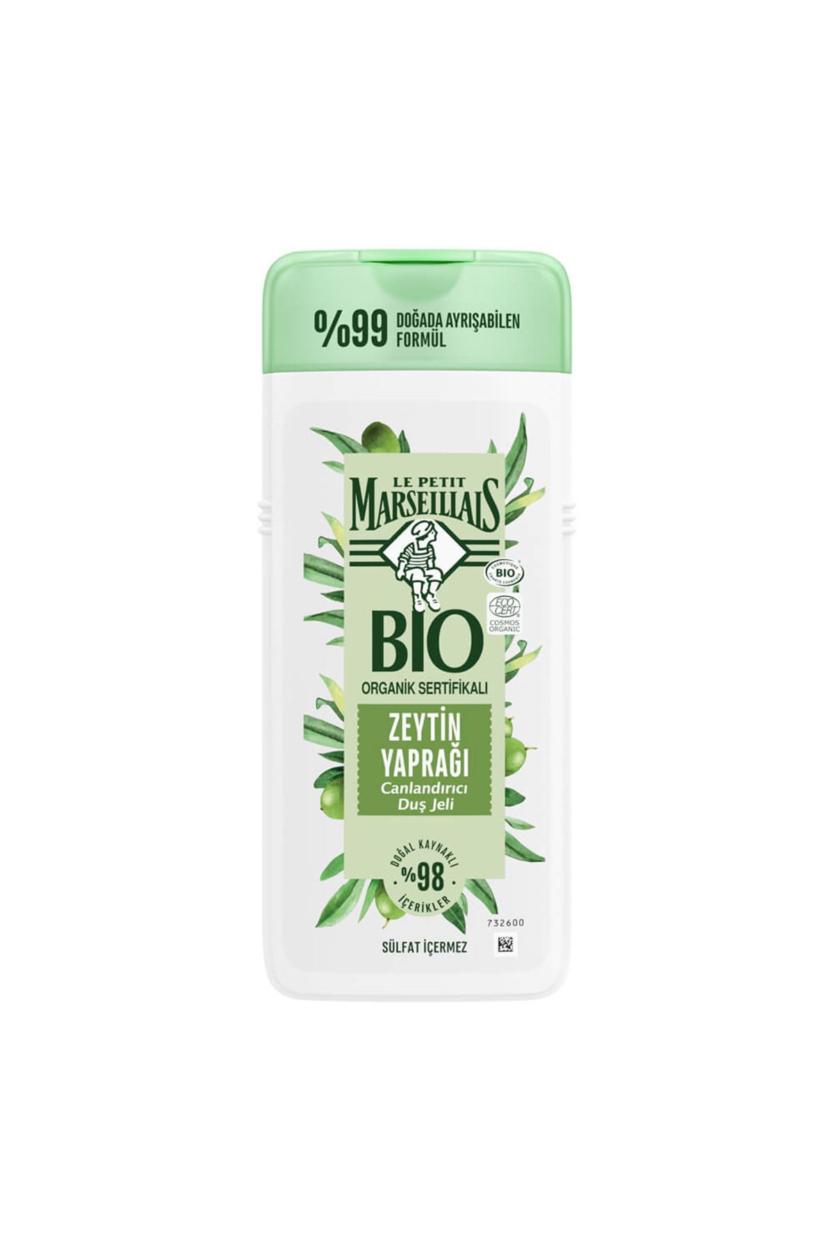 Le Petit Marseillais Bio Organic Sertifikalı Zeytin Yaprağı Canlandırıcı Duş Jeli 400ml