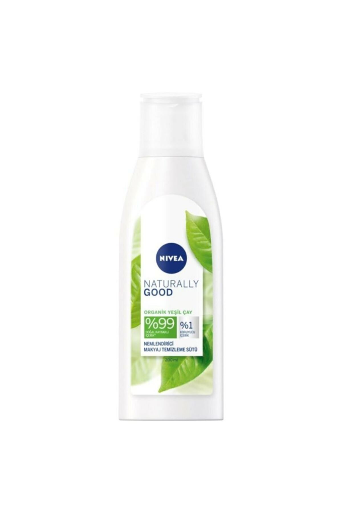 NIVEA Naturally Good Organik Yeşil Çay İçeren Makyaj Temizleme Sütü 200 ML