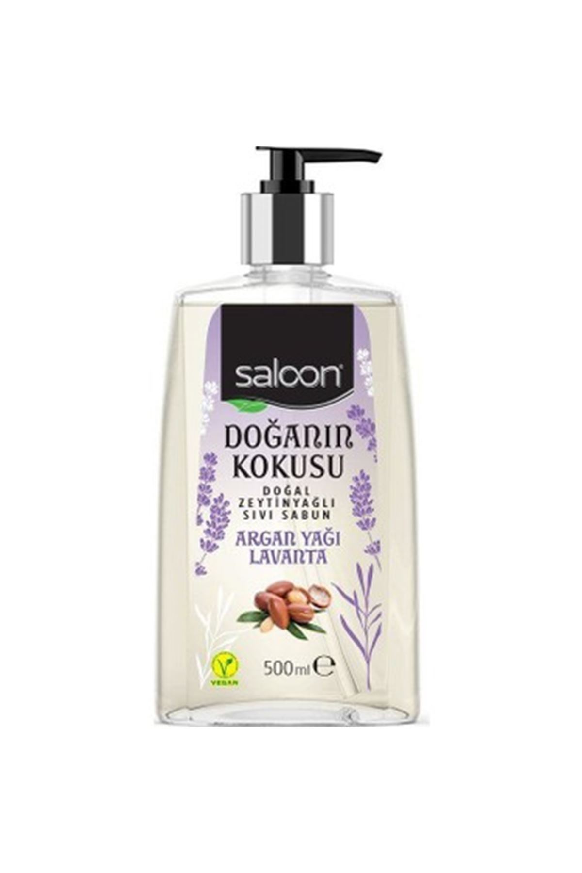 Saloon Doğanın Kokusu Sıvı Sabun Argan & Lavanta Kokulu  500 ml
