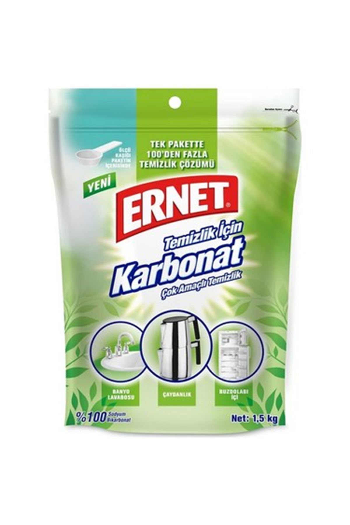 Ernet Temizlik için Karbonat 1,5 KG