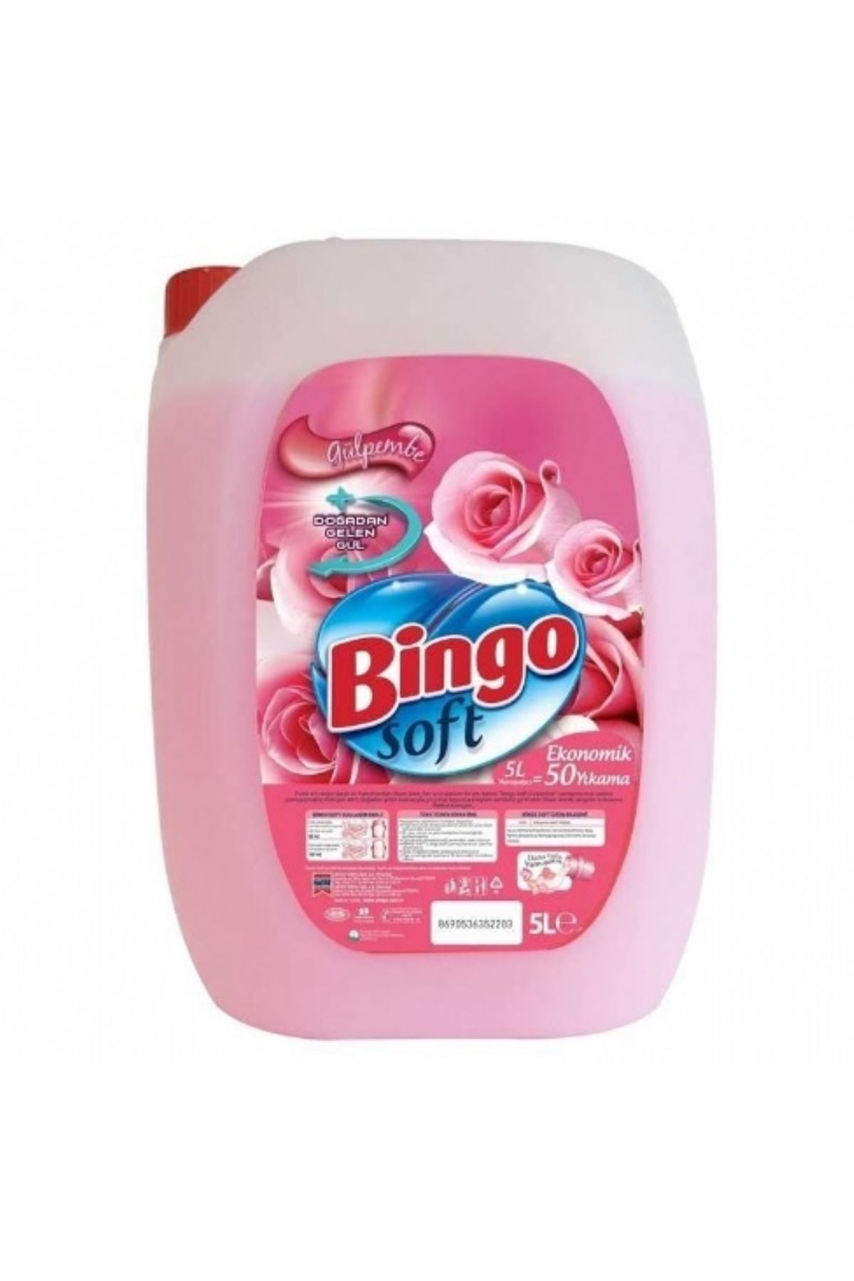 Bingo Soft Gülpembe  5 L