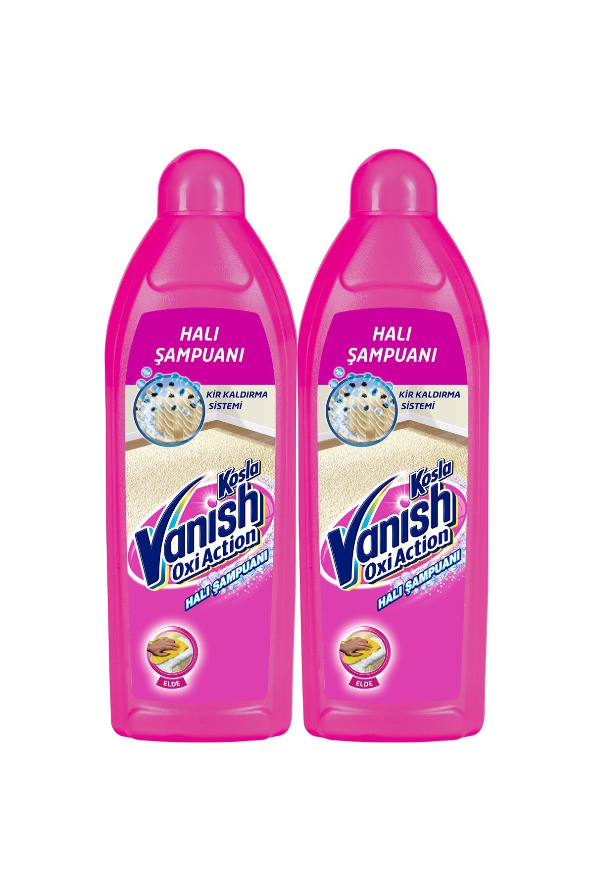 Vanish Halı Şampuanı 850 ML+ 850 ML  Elde Yıkama