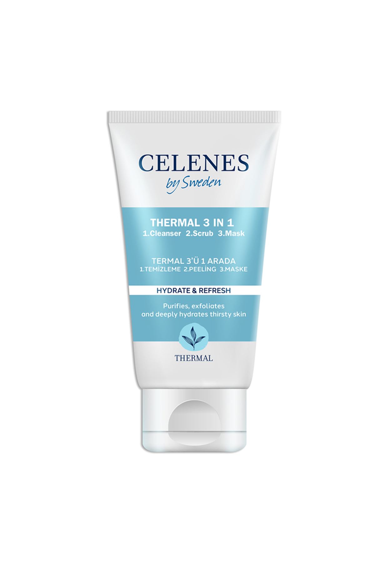 Celenes Thermal 3 İn 1 Temizleme Peeling Maske 150 ML