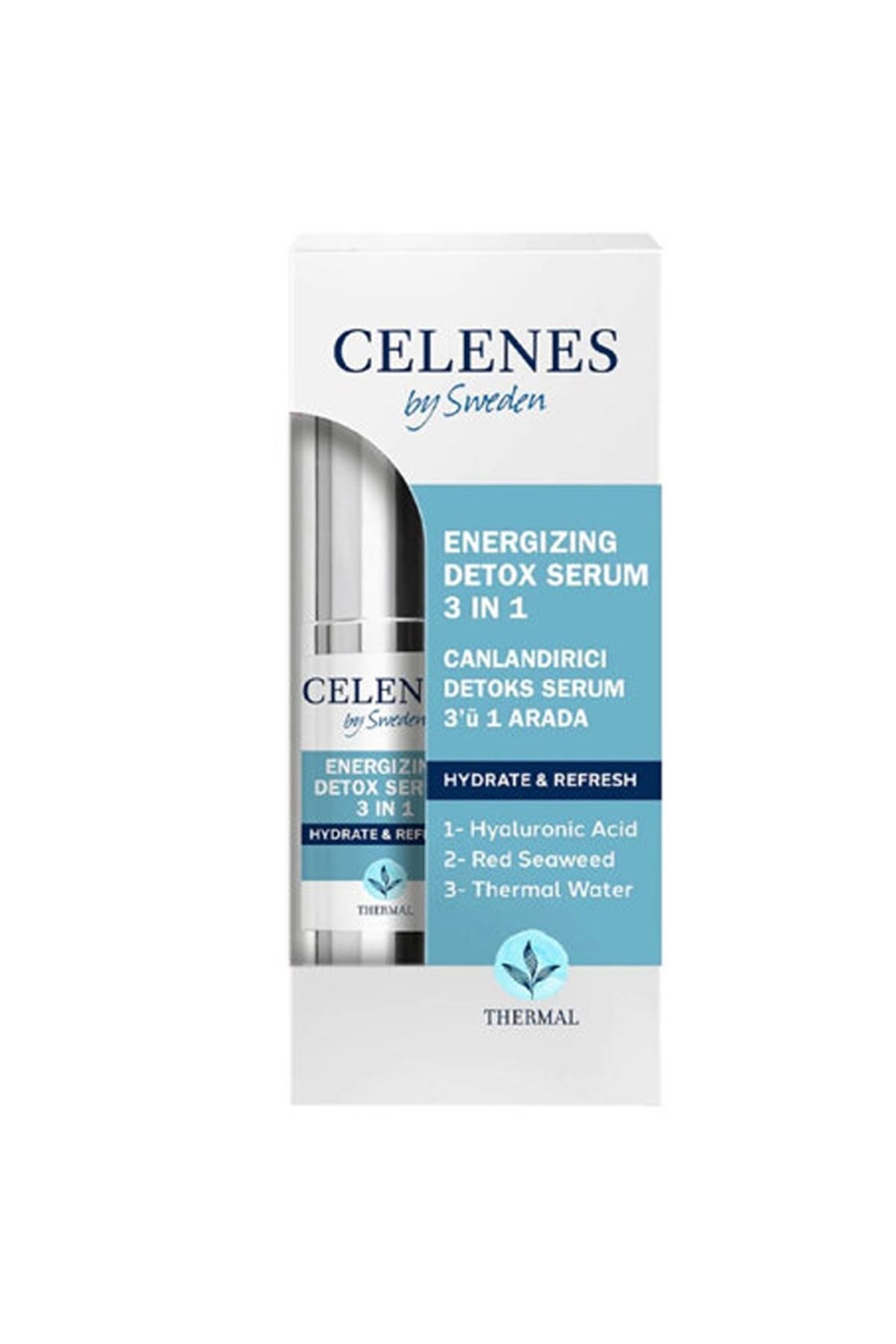 Celenes Thermal 3 İn 1 Canlandırıcı Detox Serum 30 ML