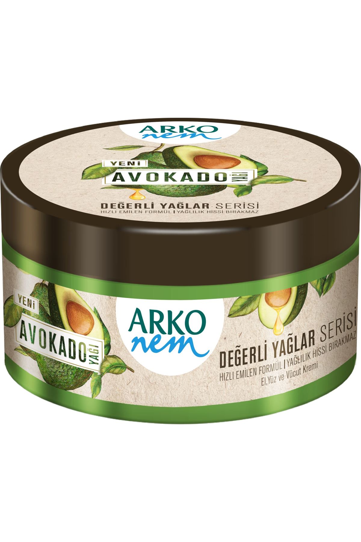 Arko Krem Değerli Yağlar Avakado 250 ML