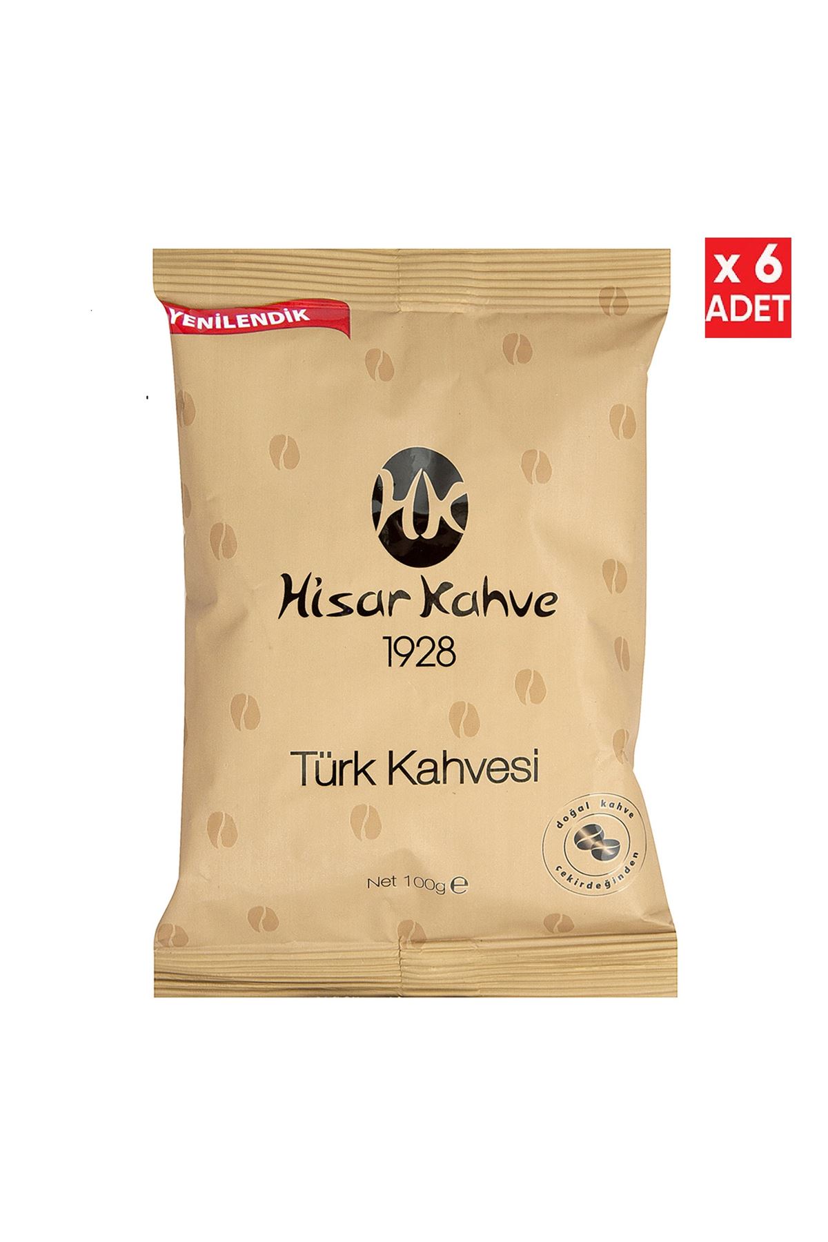 Hisar Türk Kahvesi 100 Gram*6 Adet