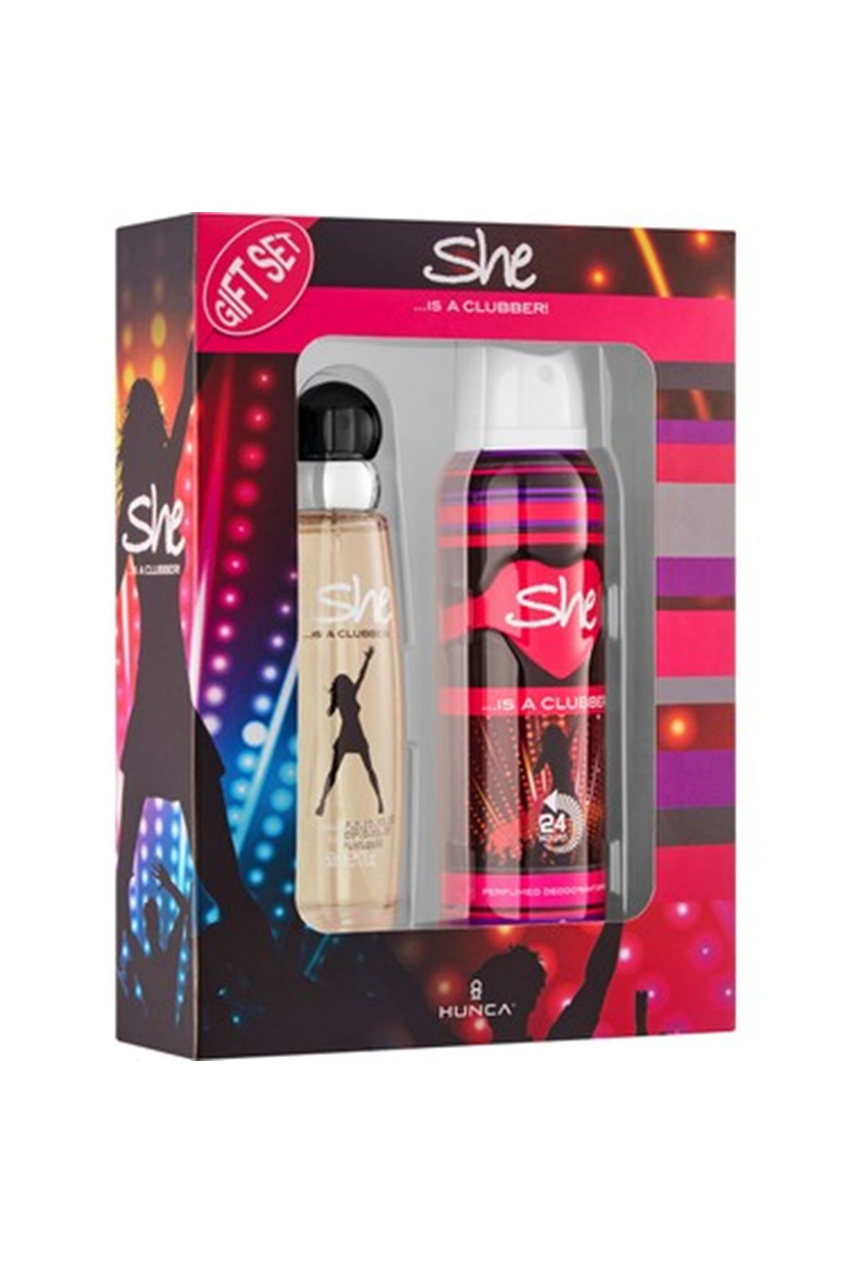 She is Clubber Edt 50 ML+150 ML Deodorant Set