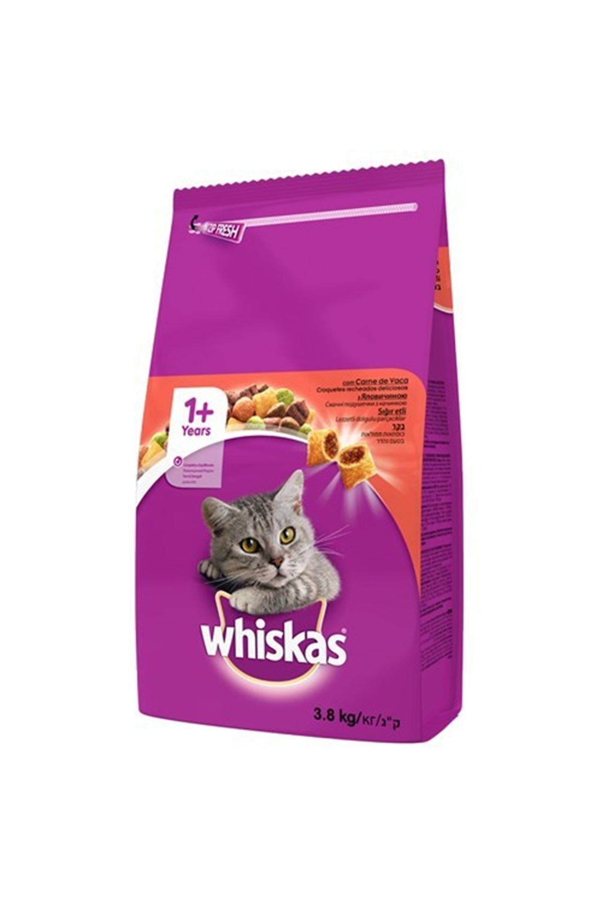 Whiskas 3,8 KG Sığır Eti ve Sebzeli Kedi Maması
