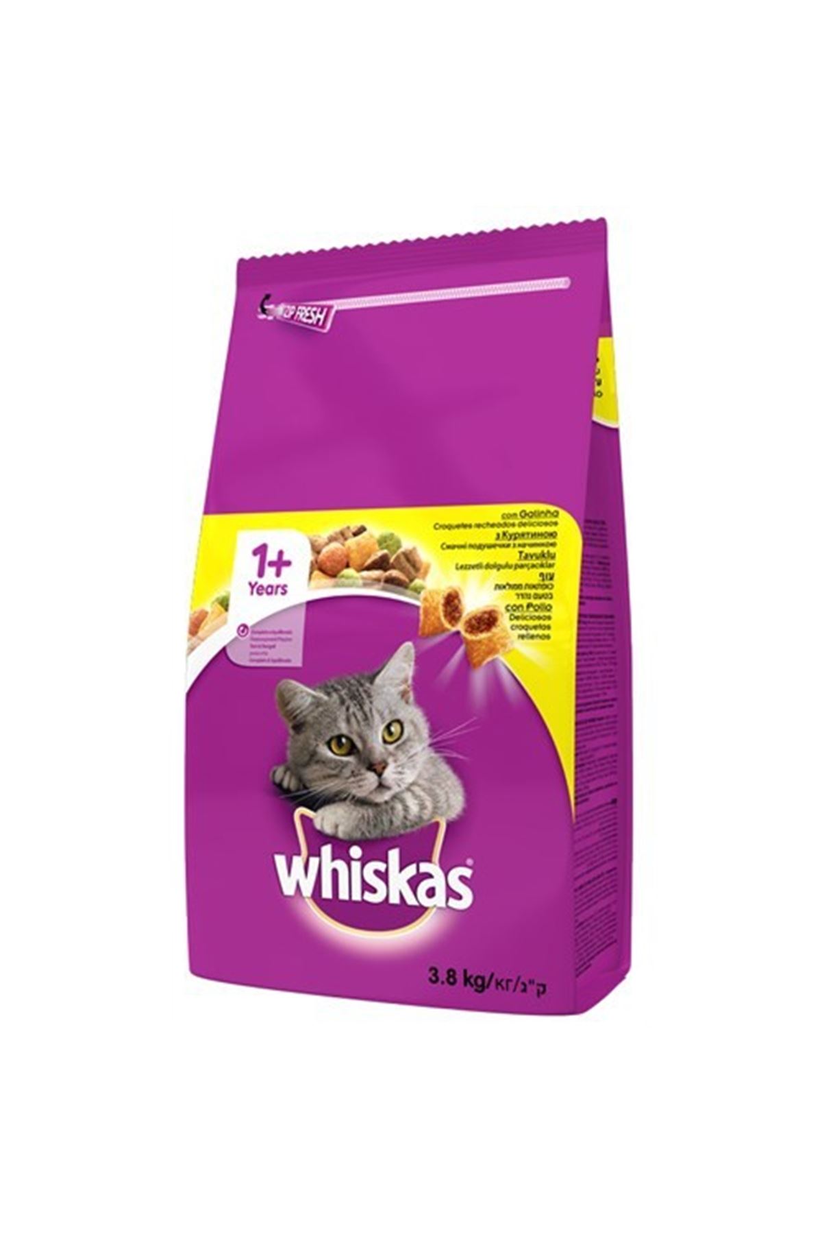 Whiskas 3,8 Kg Tavuklu Kuru Kedi Maması