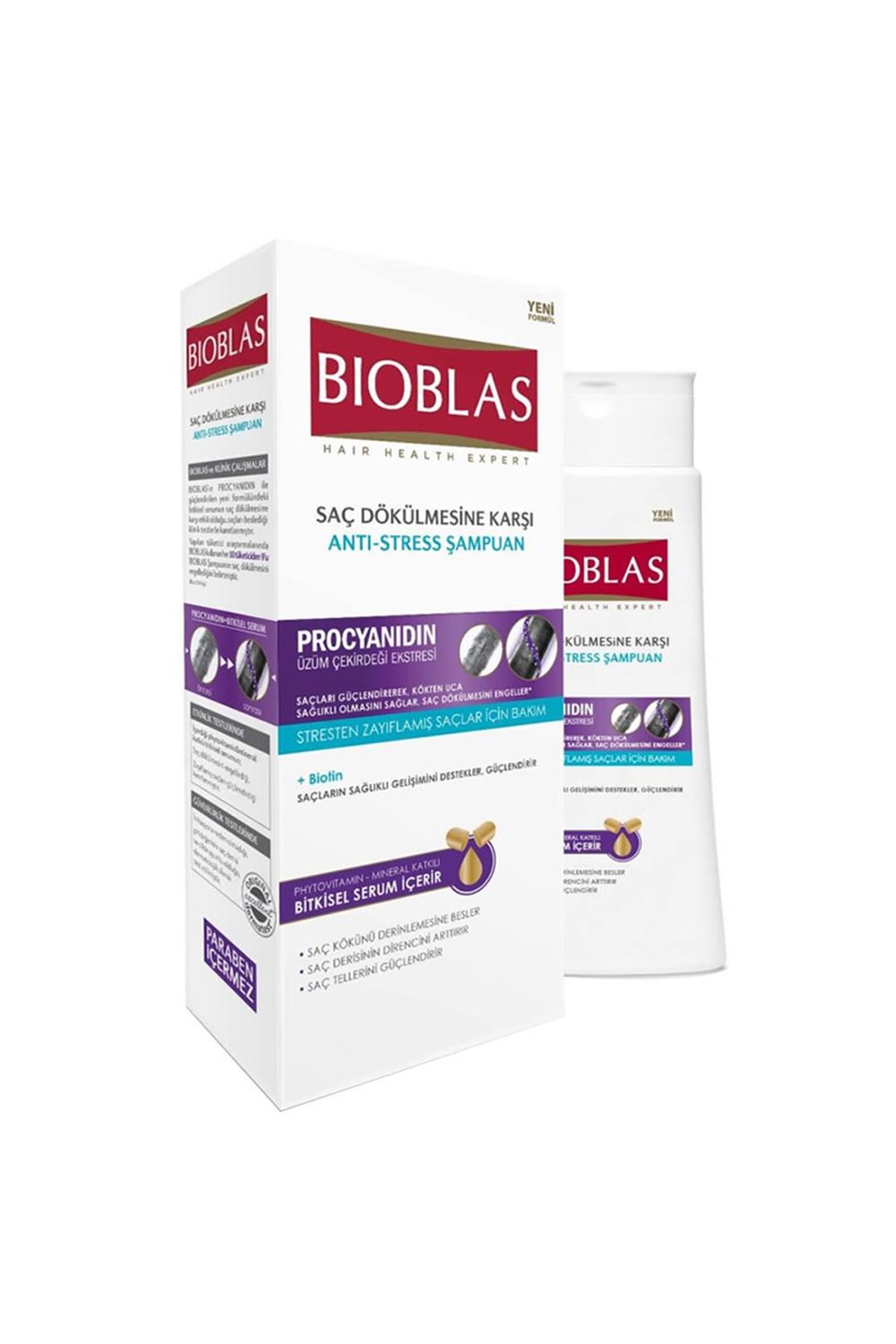 Bioblas Procyanidin+Biotin 360 ML  Saç Dökülmesine Karşı Etkili Şampuan