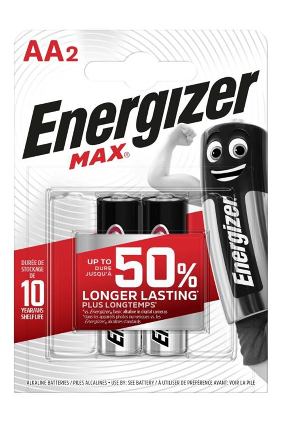 Energizer Max Alkalin AA 2'li Pil LR6