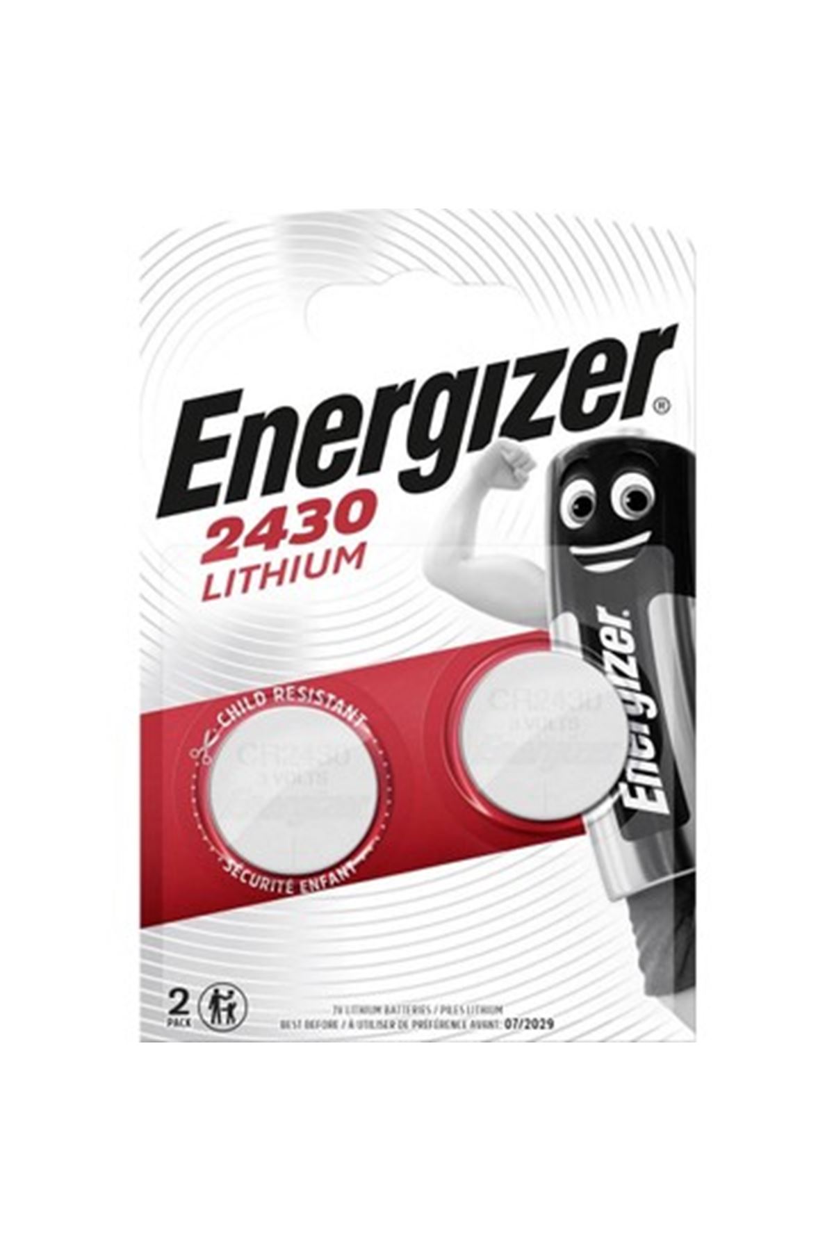 Energizer Lithium CR2430 2 li Pil
