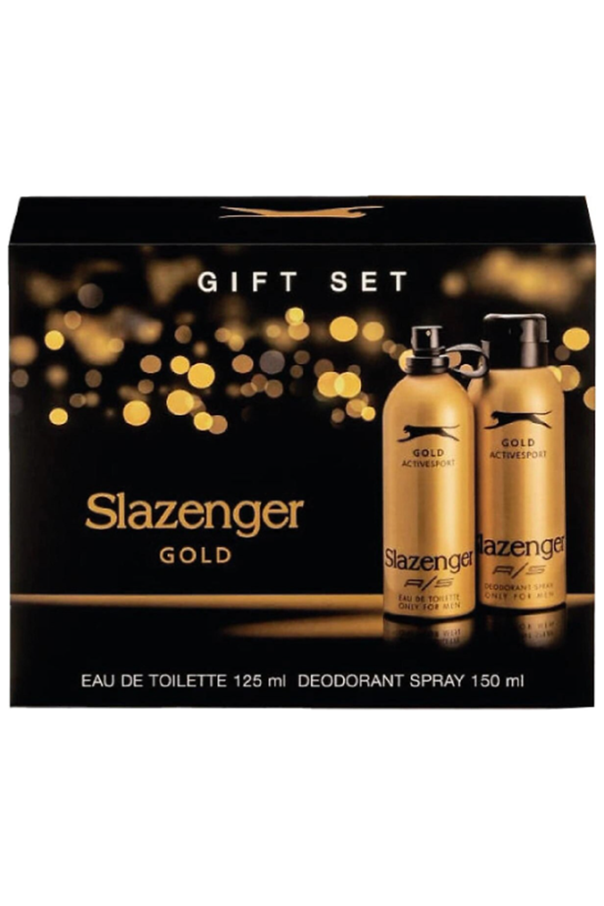 Slazenger Erkek Parfüm Seti 125 ml Edt + 150 ml Deodorant Gold