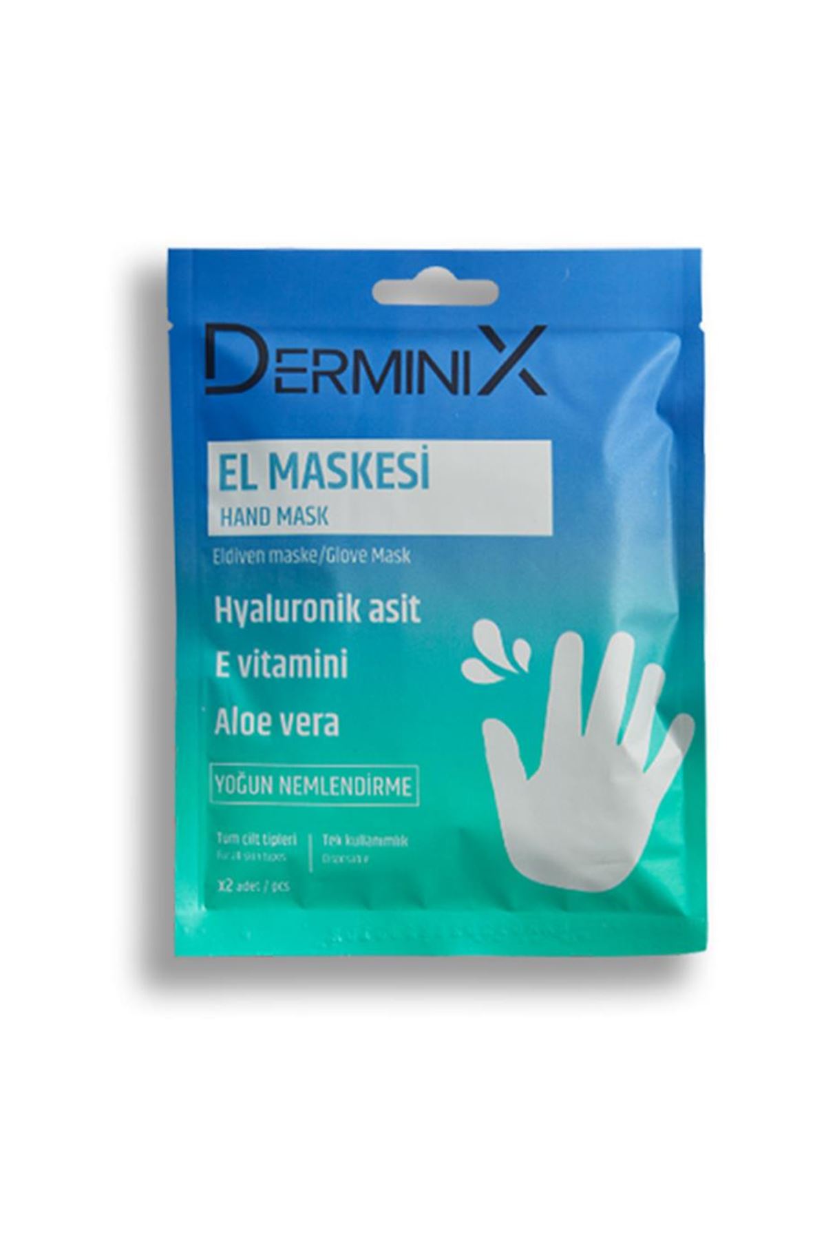 Derminix Hyaluronik Asit & E vitamini & Aloe Vera Nemlendirici El Maskesi
