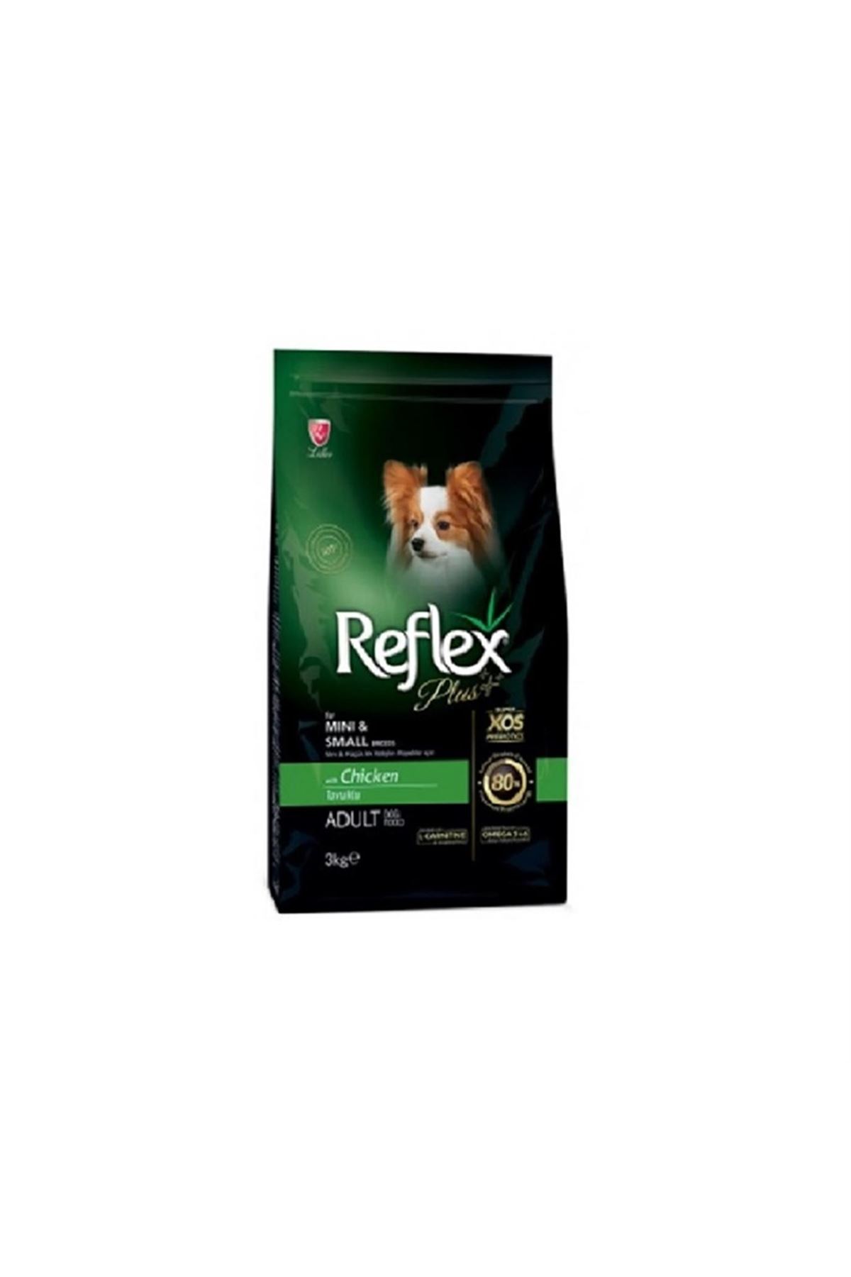 Reflex Plus Mini ve Küçük Irk Tavuklu Yetişkin Köpek Maması 3kg