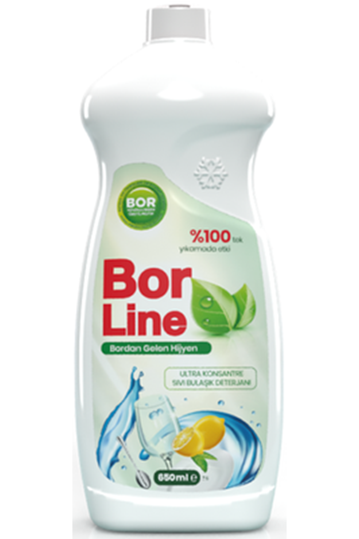 BorLine Sıvı Bulaşık Deterjanı Limon 650 ml.