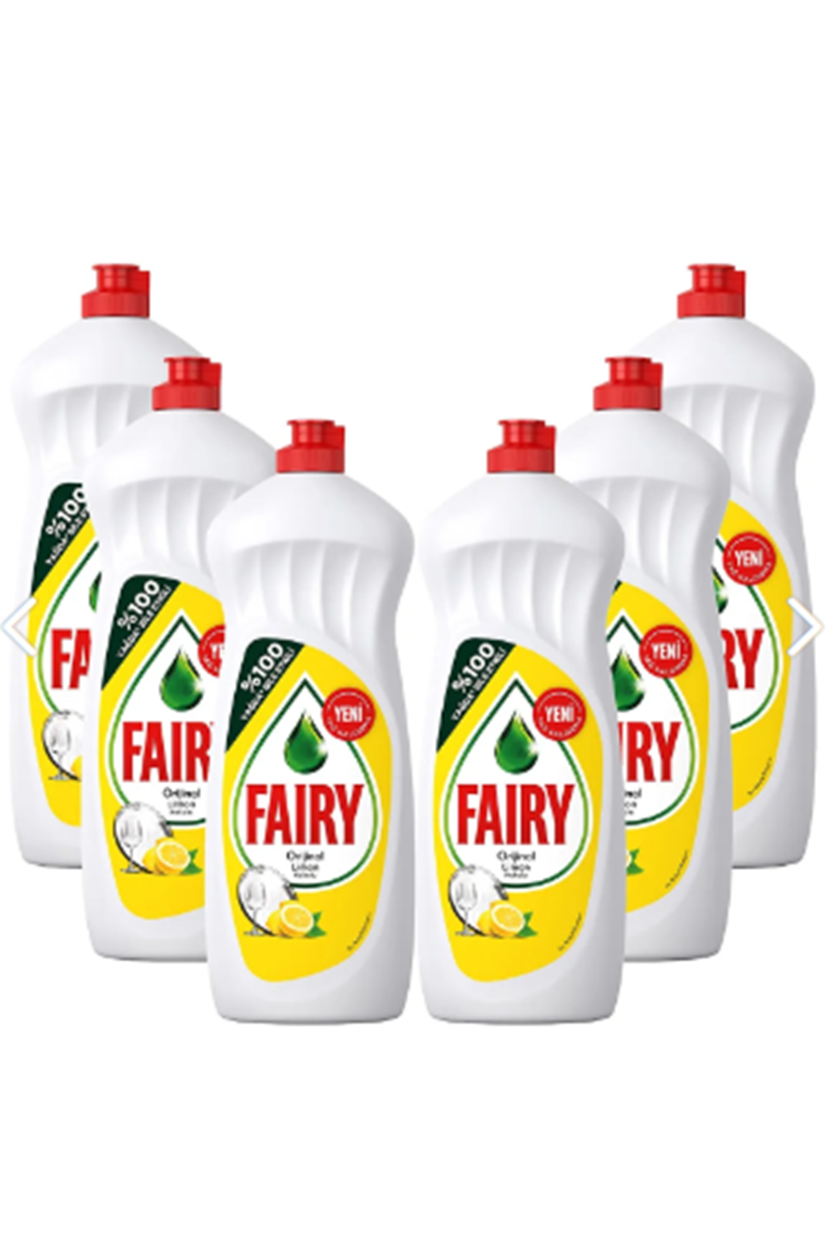 Fairy Limon Bulaşık Deterjanı 6x650ml Fırsat Paketi
