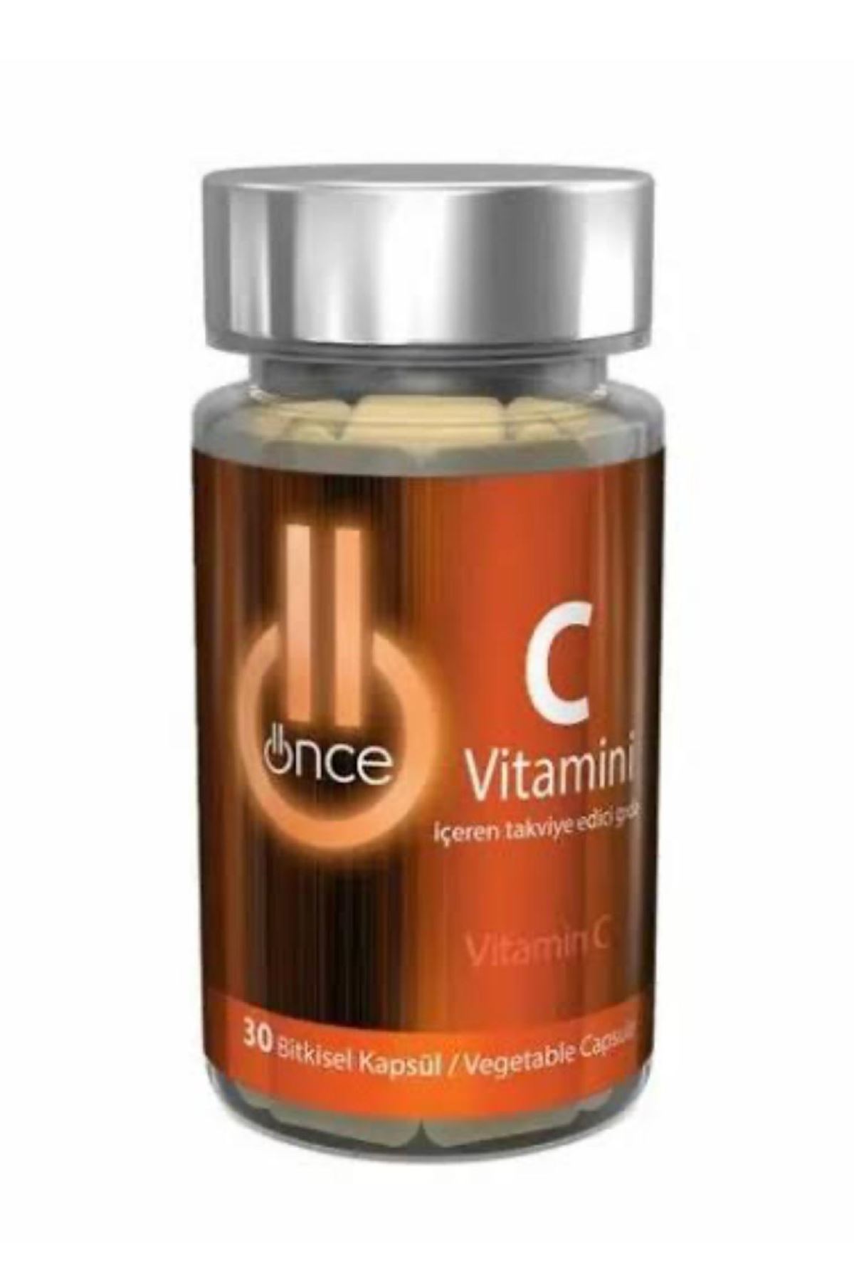 Önce C Vitamini İçeren Takviye Edici Gıda 30 Kapsül
