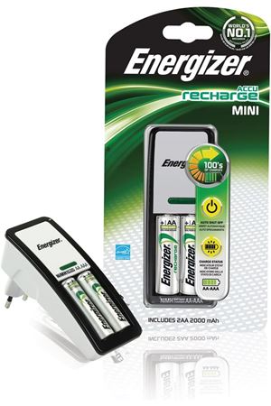 Energizer Pil Şarj Cihazı Mini Charger 2 x AA 2000 MAH Pil