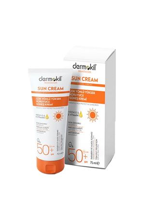 Dermokil Sun Cream Çok Yönlü Yüksek Koruyucu Güneş Kremi Spf50 75 ml