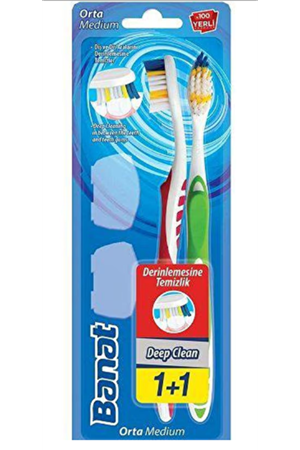 Banat Deep Clean Diş Fırçası 1+1