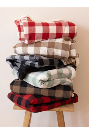 Scotch Ekose Desen Çift Yönlü Çok Amaçlı Welsoft Tv Battaniyesi 150x200 Cm