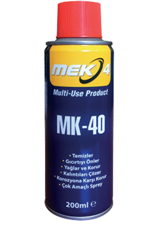 MK-40 Pas Sökücü Koruyucu Yağlayıcı Çok Amaçlı Sprey 200 ML