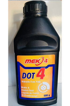 Mek 4 Dot 4 Fren Hidroliği Fren Hidrolik Yağı 500 Gram