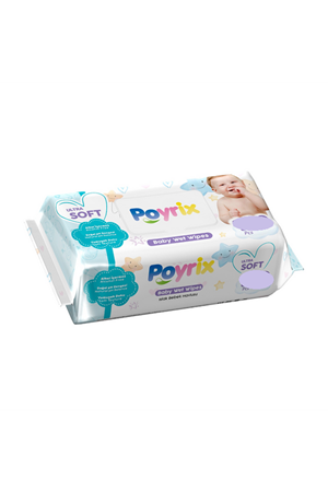 Poyrix Ultra Soft Islak Bebek Havlusu 90' lı