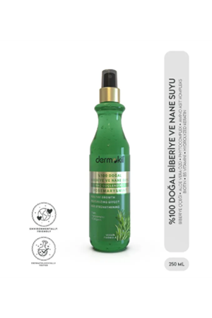 Dermokil  Biberiye Suyu %100 Doğal Saç Güçlendirici Sprey 250 ml