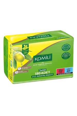 Komili Islak Havlu 3X60 Adet